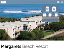 Tablet Screenshot of margaretsbeachresort.com.au